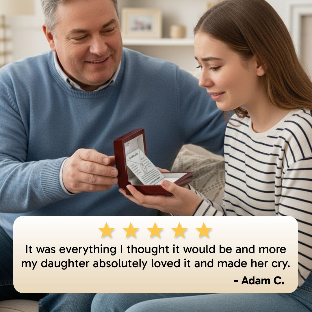 To My Daughter - I Will Love & Protect You - Love Knot Necklace MG0031