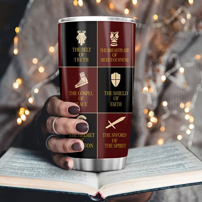 Insulated Tumbler 20oz- Armor Of God