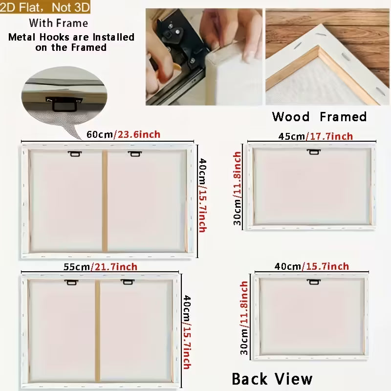 Canvas Poster Wall Art- Jesus & Cross with Lilies