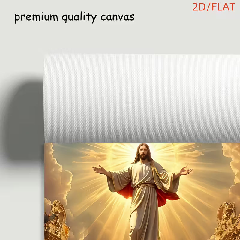 2D Flat Canvas Poster Wall Art - Ascension of Jesus Christ