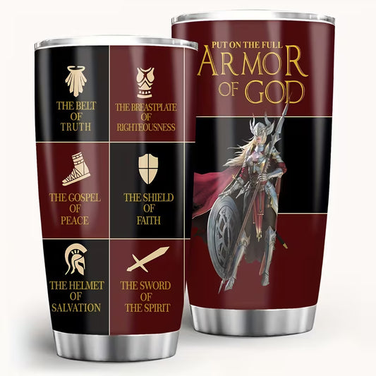 Insulated Tumbler 20oz- Armor Of God