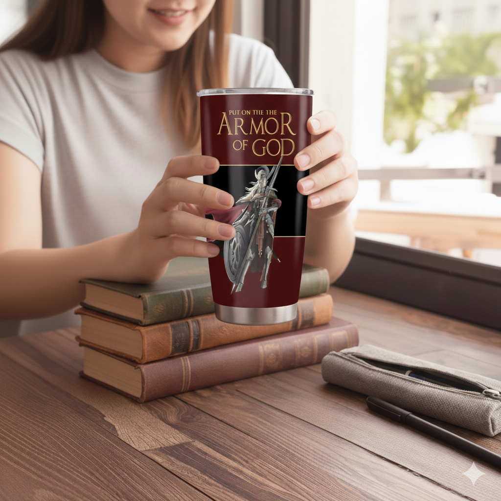 Insulated Tumbler 20oz- Armor Of God
