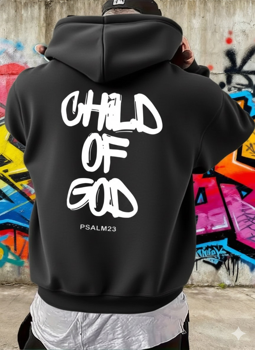 Stylish Hoodie Long Sleeve Pullover - Child Of God