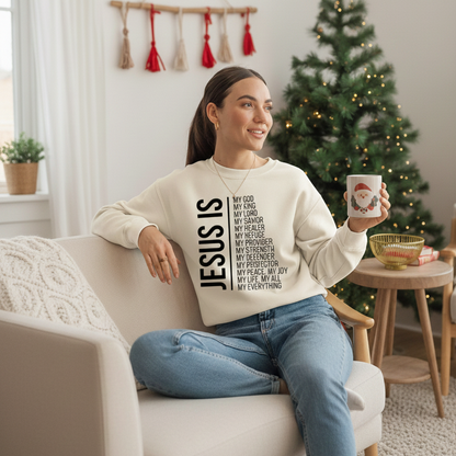 Sweatshirt Apricot Long Sleeve Pullover - Jesus Is My God