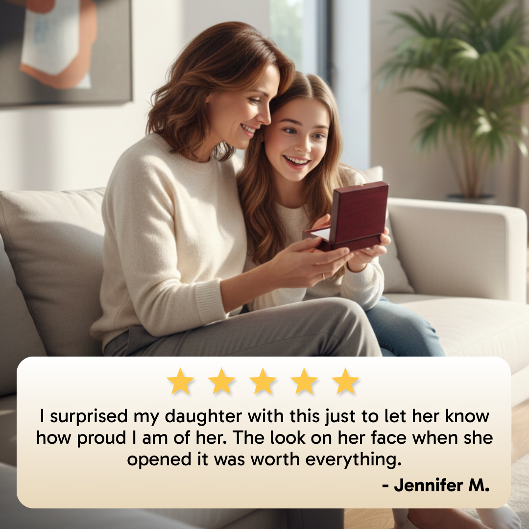 To My Daughter - Never Forget That I Love You - Love Knot Necklace MG0034