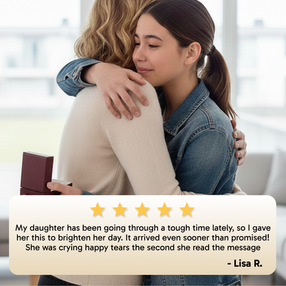 To My Daughter - Never Forget That I Love You - Love Knot Necklace MG0034