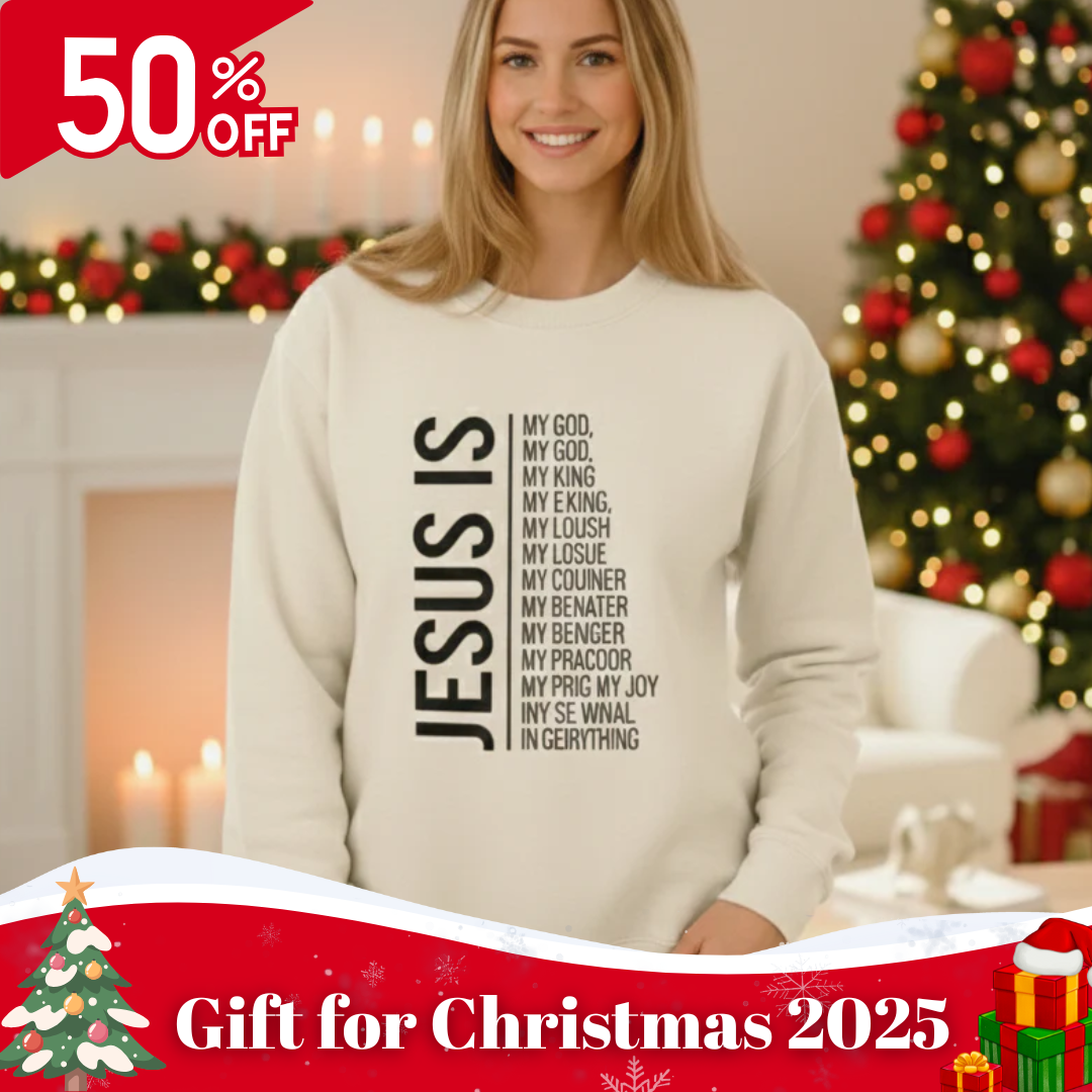 Sweatshirt Apricot Long Sleeve Pullover - Jesus Is My God
