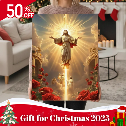 2D Flat Canvas Poster Wall Art - Ascension of Jesus Christ