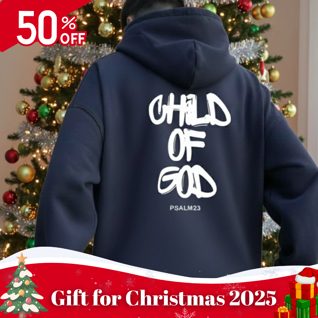 Stylish Hoodie Long Sleeve Pullover - Child Of God