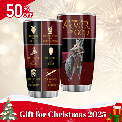 Insulated Tumbler 20oz- Armor Of God