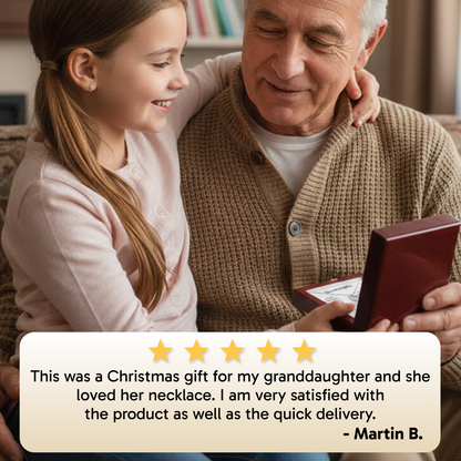 To My Beautiful Granddaughter - I'll Love You For The Rest Of My Life - Love Knot Necklace MG0032