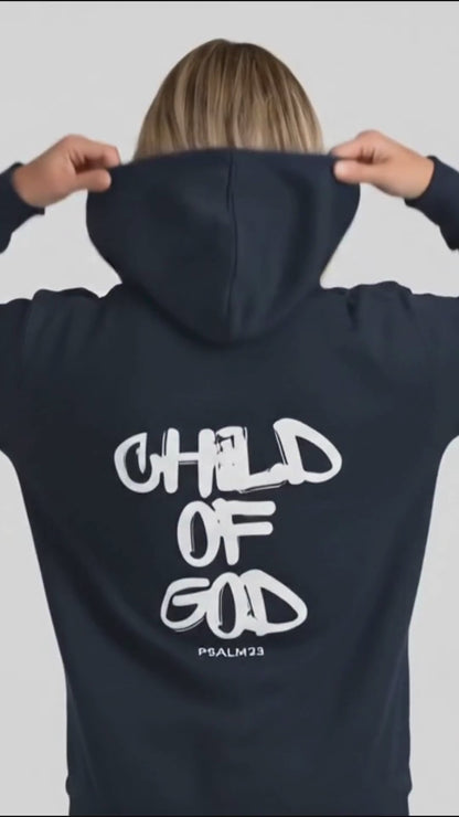 Stylish Hoodie Long Sleeve Pullover - Child Of God